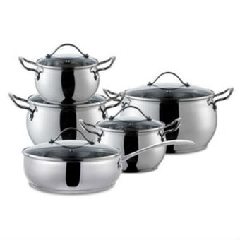 LeBon Juego de ollas acero 10 piezas apple steel / ilko oferta