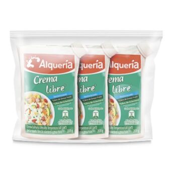 Makro Crema libre alqueria bolsa 200gx3u oferta