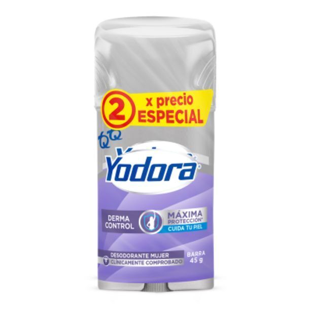 MegaTiendas Desodorante en barra yodora derma control 2 unds x 50 g c/u oferta