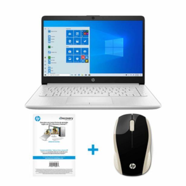 Ktronix Computador portátil hp 14" pulgadas cf2520la - intel core i3 - ram 8gb - disco ssd 512 gb - plata + obsequios oferta