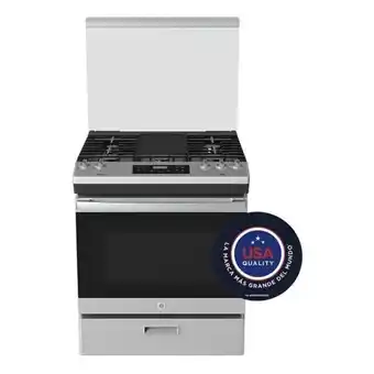 Mercado Libre Cocina de piso a gas 76 cm acero inoxidable ge - eg7686ssc0 oferta