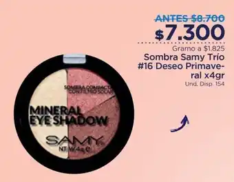 FarmaTodo Sombra Samy Trío #16 Deseo Primaveral x 4g oferta