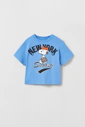 Zara Camiseta snoopy ® varsity peanuts™ oferta