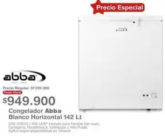 Makro Congelador Abba Blanco Horizontal 142lt oferta