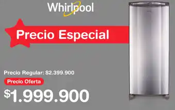 Makro Whirlpool Congelador Vertical 245lt oferta