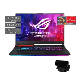 Éxito Computador portátil asus rog strix amd ryzen 7 6800h 16 gb 512 gb ssd g513rchn057w oferta