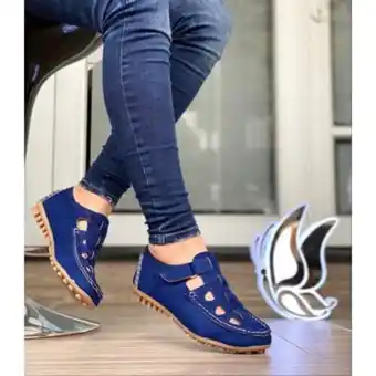 Linio Lindas zapatillas canasta azul mujer cómodos casual tendencia 2022 oferta