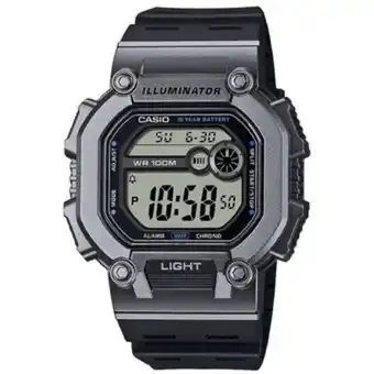 Linio Reloj casio w-737h-1a2v pila 10 años negro hombres original oferta