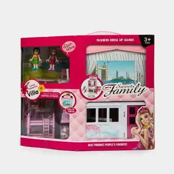 Panamericana Casa para muñecas plegable con accesorios oferta