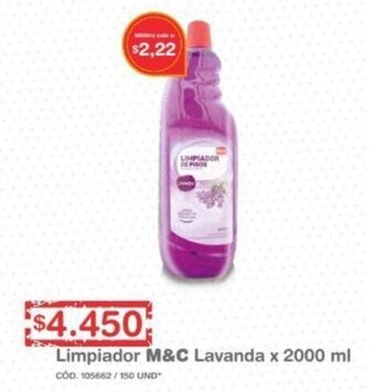 Makro Limpiador M&C Lavanda x 2000ml oferta