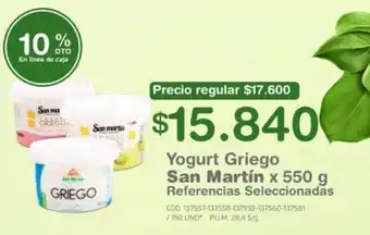Makro Yogurt Griego San Martín x 550g oferta