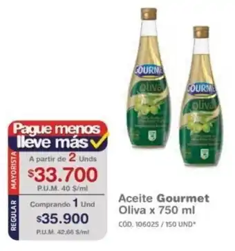 Makro Aceite Gourmet Oliva x 750ml oferta