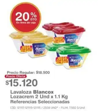 Makro Lavaloza Blancox Lozacrem 2 und x 1.1kg Referencias Seleccionadas oferta