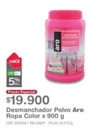 Makro Desmanchador Polvo Aro Ropa Color x 900g oferta
