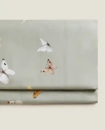 Zara Home Sábana encimera estampado mariposas oferta