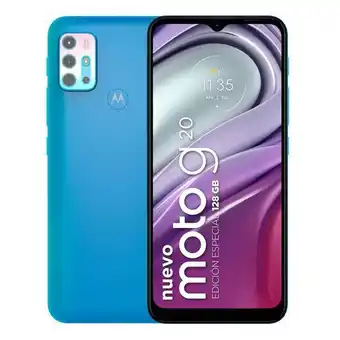 Éxito Celular motorola moto g20 128 gb azul oferta