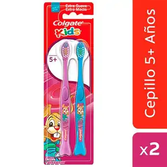 Makro Cepillo dental colgate kids 2u oferta