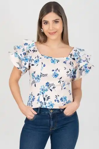 Blusa off shoulder con boleros