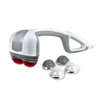 Ktronix Masajeador de mano de percusión con calor homedics pro hhp-351 blanco|gris oferta