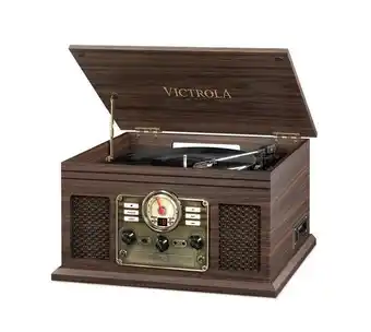 Panamericana Tocadiscos victrola nostalgia (6 en 1) de 5 x 2 w rms oferta