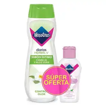 Éxito Jabon intimo herbal y jab sens nosotras 250 ml oferta