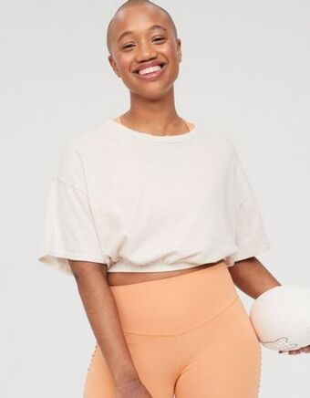American Eagle Camiseta offline by aerie new spin crop oferta
