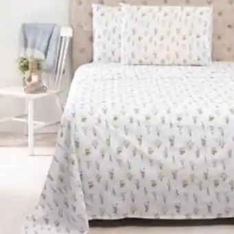 Falabella Juego de sábanas 180 hilos algodón herbario oferta