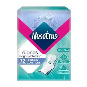 Carulla Prot.nosotras diarios largos nosotras 72 und oferta