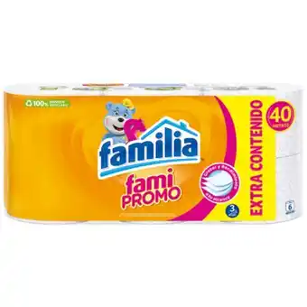 MegaTiendas Papel higiénico familia famipromo extra 6 unds x 40 m c/u oferta