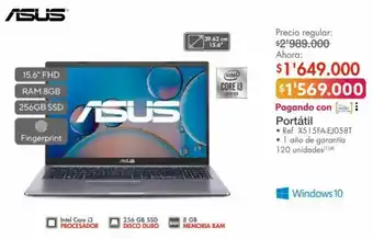 Metro Asus Portátil oferta