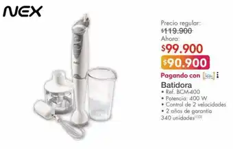 Metro Nex Batidora oferta