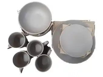 Éxito Vajilla 16 piezas crema finlandek et061016 oferta