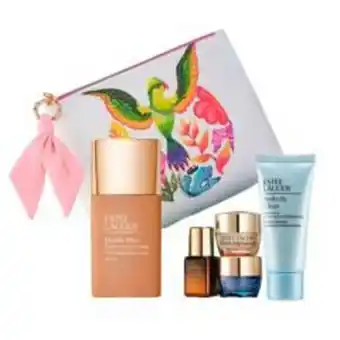 Falabella Base estee lauder double wear sheer matte long-wear makeup spf 20, 30 ml + espuma limpiadora 30 ml + sérum 7 ml + crema anti oferta