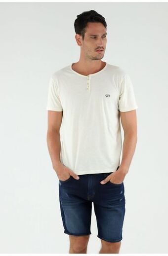Tennis Camiseta color crudo para hombre oferta