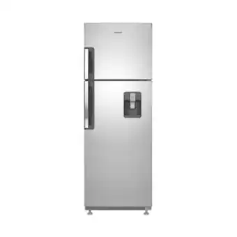Nevera whirlpool no frost congelador superior 303 litros brutos wrw32cktww gris
