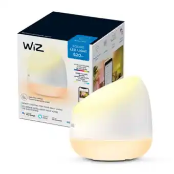 Ktronix Lámpara de mesa led wiz squire wi-fi + ble rgb doble display oferta
