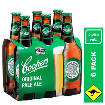 Makro Cerveza australiana coopers original pale ale botella 375mlx6u oferta