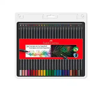 Colores faber-castell supersoft x 24 unidades