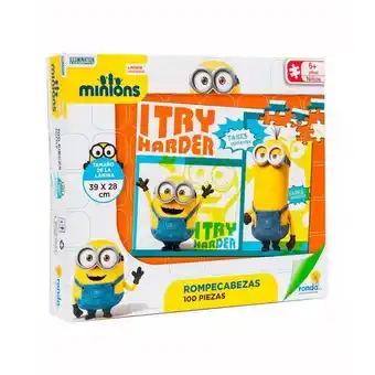 Panamericana Rompecabezas x 100 piezas, diseño minions oferta