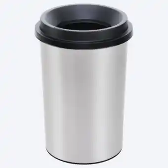 Papelera evo apariencia metal 50 l