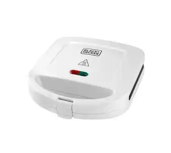 Panamericana Sanduchera black & decker de 700 w, blanca oferta