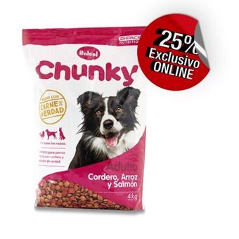 Makro Alimento perro chunky cordero arroz salmon 4kg oferta