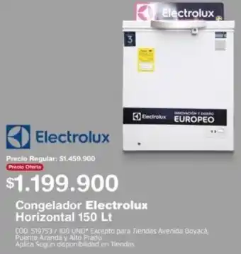 Makro Congelador Electrolux Horizontal 250lt oferta