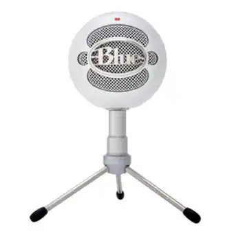 Ktronix Micrófono blue alámbrico snowball ice blanco oferta