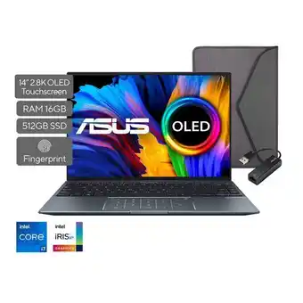Éxito Computador asus intel core i7 16 gb 512 gb ssd ux5401eakn135w oferta