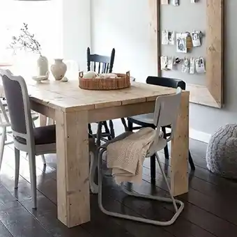 Éxito Mesa comedor shock en roble natural 200x100cm 22grados decoracion oferta