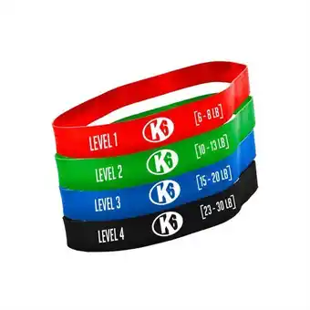 Éxito Set 5 bandas elásticas entrenamiento fuerza plus oferta
