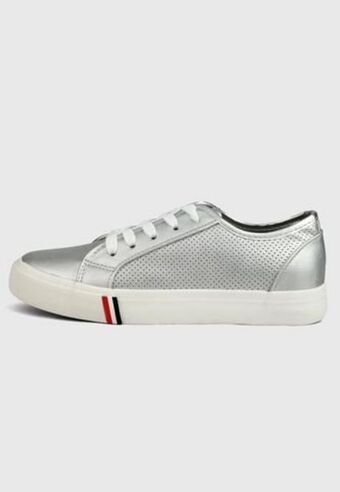 Dafiti Tenis plateado-blanco royal county of berkshire polo club oferta