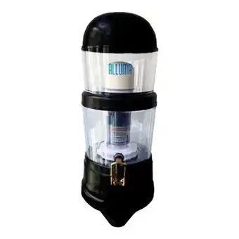 Mercado Libre Filtro purificador de agua alluma 14 litros minerales negro oferta