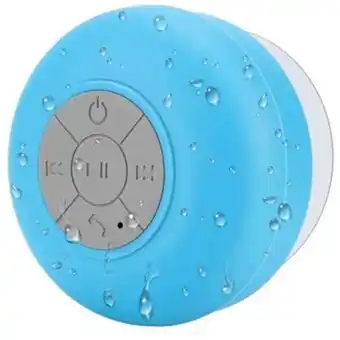 Linio Parlante bluetooth para ducha resistente al agua azul oferta